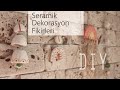 Seramik Çamuru ile Basit Duvar Dekorasyon Fikirleri / DIY