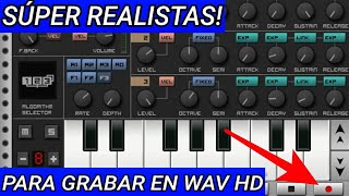 Los mejores pianos y teclados para Android - Pianos Súper realistas Para grabar en wav screenshot 5