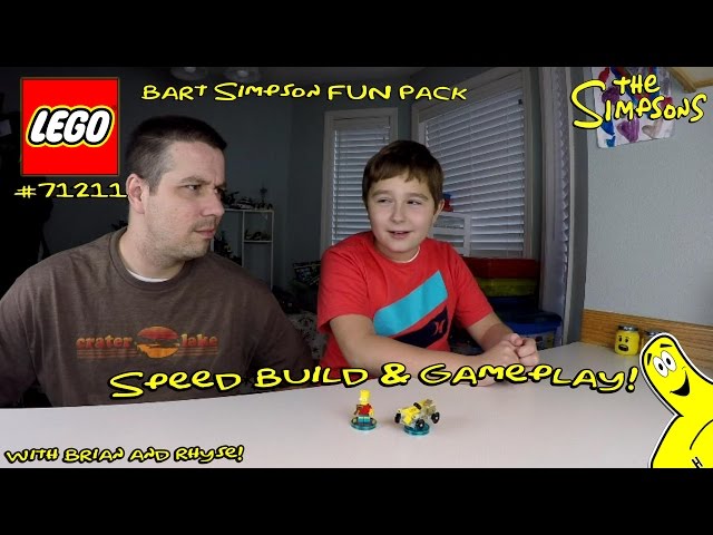  Lego Dimensions - The Simpsons - Bart Fun Pack : Toys & Games