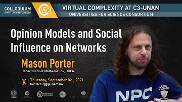 Opinion Models and Social Influence on Networks Mason Porter Department of Mathematics, UCLA