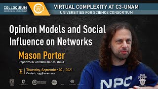 Opinion Models and Social Influence on Networks Mason Porter Department of Mathematics, UCLA