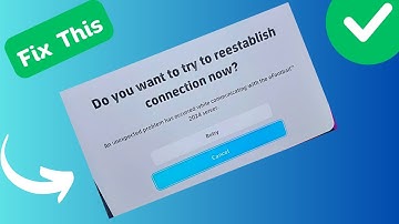 How to FIx an unexpected problem has occurred while communicating with the eoFotball 2024 server