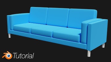 [2.93] Blender Tutorial: Quick Sofa for Beginners