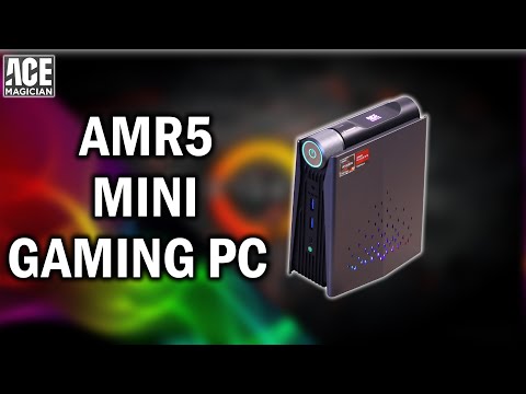 ACEMAGICIAN - Mini PC Gamer - Ryzen 5 5600U - Windows 11 -16 Go