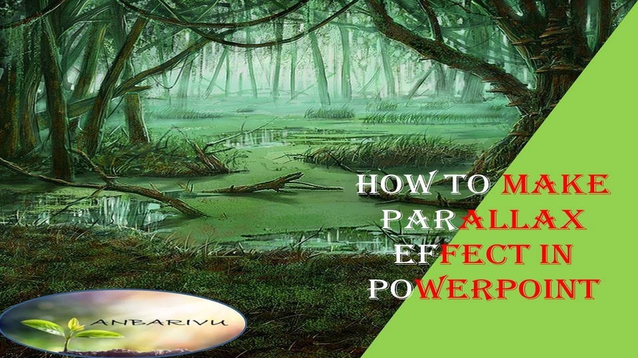 HOW TO MAKE PARALLAX EFFECT LIKE CINEMA IN POWERPOINT | ANBARIVU - YouTube