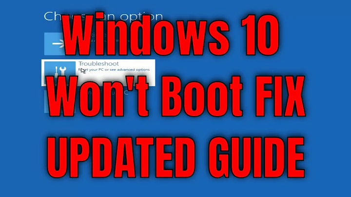 Windows 10 Not Booting Up FIX [Tutorial]