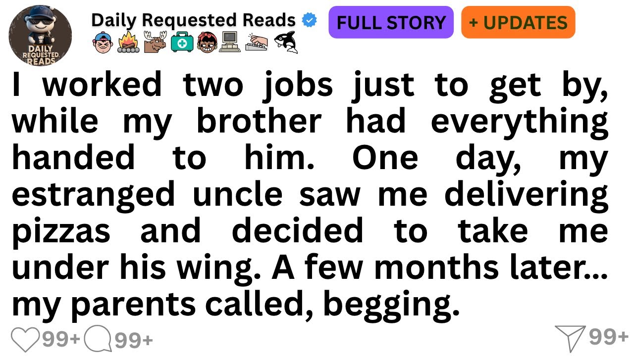 I worked two jobs just to get by, while my brother had everything handed to him. One day, my ....