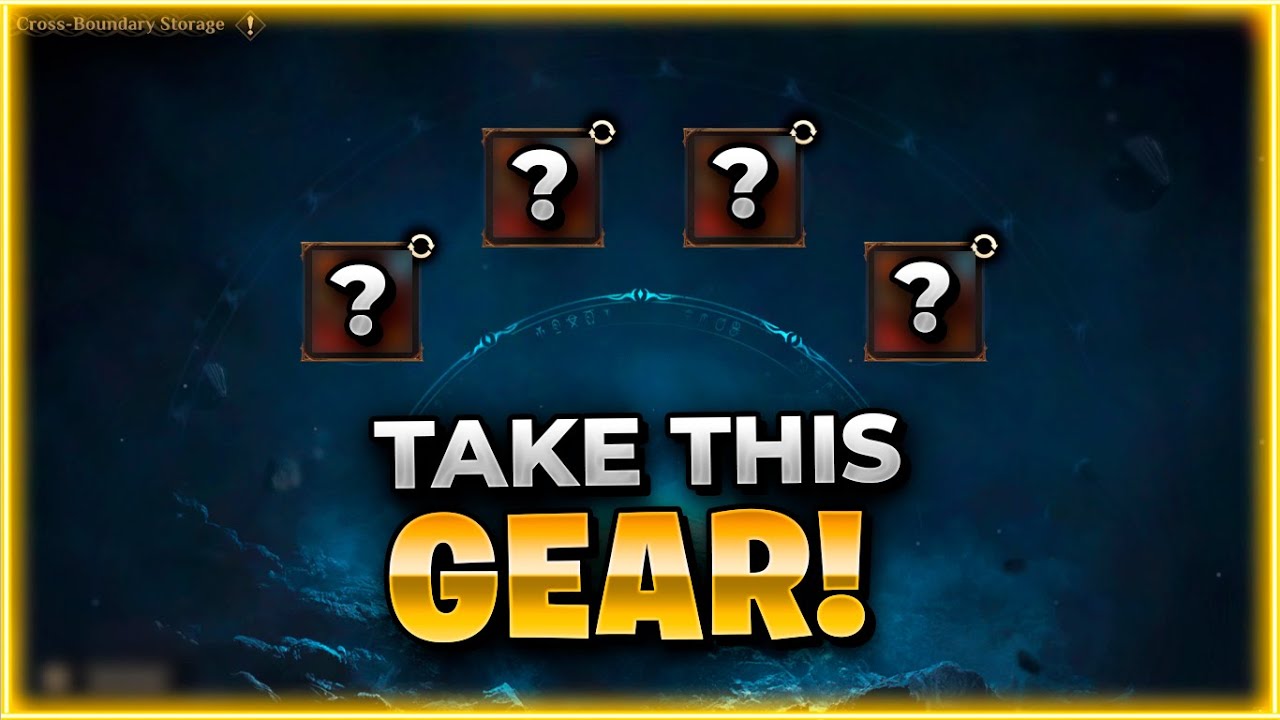 What Gear To Select For The Cross Boundary Storage?? Dragonheir: Silent Gods x Dragonstride