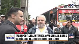 Líneas internas ofrecen sus buses ante amenazas de paro de Cetrapam