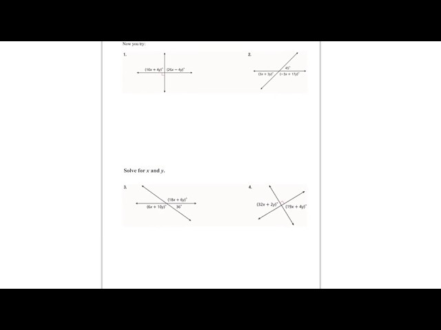 Parallel Lines Proof Worksheet Algebra Proofs Notes And Worksheets