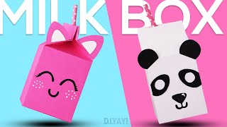 Origami Paper Milk Box | Gift Milk Box | Gift Ideas - YouTube