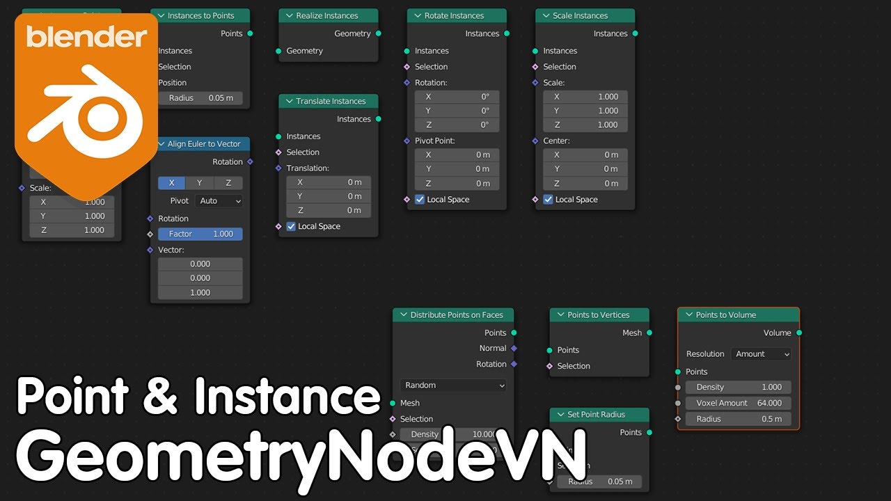 Blender instances