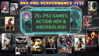 Playstation 2 (NetherSX2) Performance Test on Retroid Pocket 4 Pro | Action Adventure, Hack & Slash