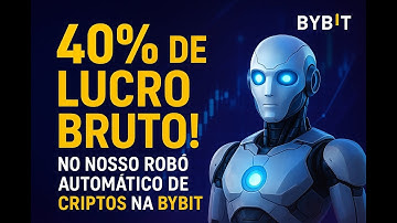 🚀 Chegamos a 40% de LUCRO BRUTO no nosso robô trader automático de criptomoedas na Bybit! 🤖💰