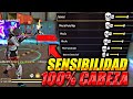 !LA MEJOR SENSIBILIDAD del 2025 para PEGAR TODO ROJO 🩸 *NUEVA ACTUALIZACIÓN* de FREE FIRE 👹!