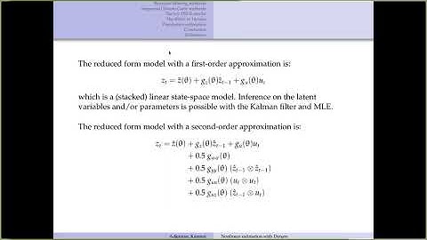Nonlinear filters and DSGE models: 0. Introduction