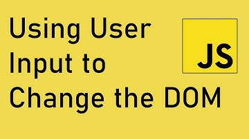 Using User Input to Change the Background Color | Vanilla JS Tutorial