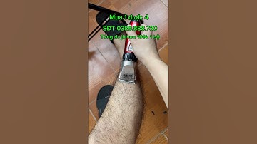 Tét thử tông đơ jichen quá sắc -mua 1 được 4 - CẮT TÓC - GỌT LÔNG -DỤI LÀ SẠCH #cắttóc#tôngđơcắttóc