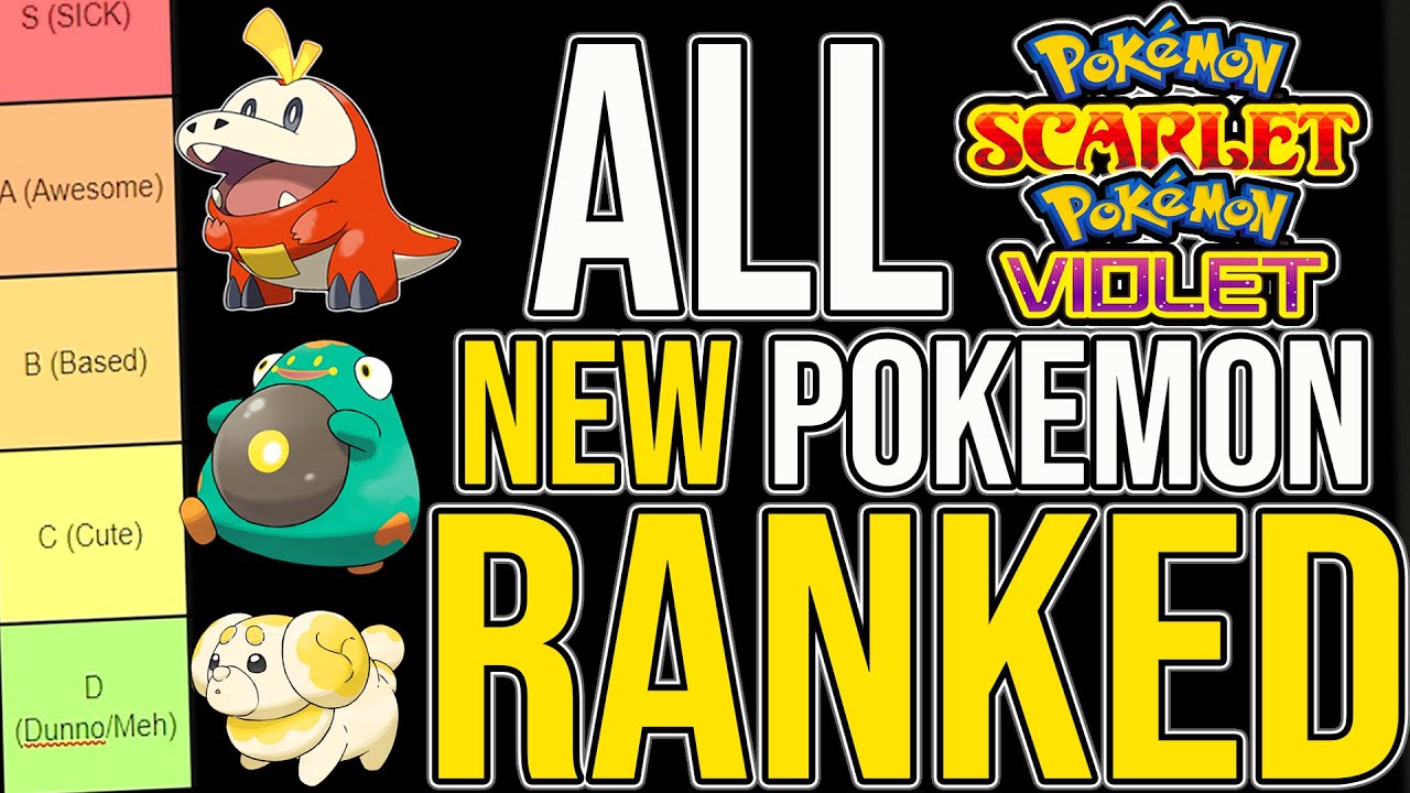 Ranking All the NEW Pokémon (Revealed So Far) in Pokémon Scarlet ...