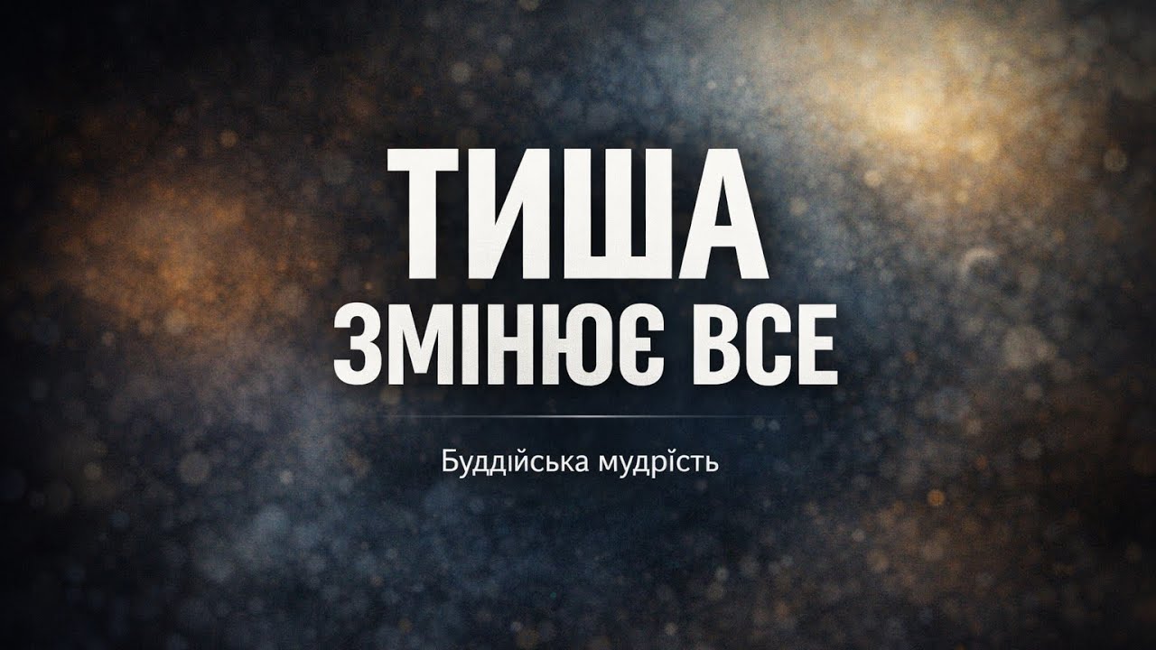 Твій спокій змінює все