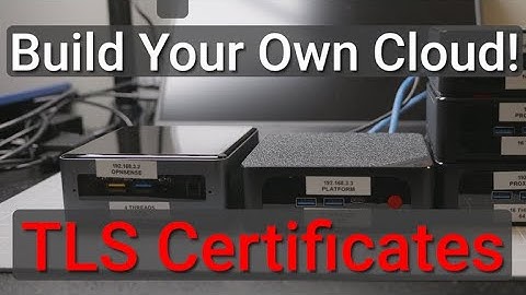 Creating TLS Certs for a Bare Metal Cloud