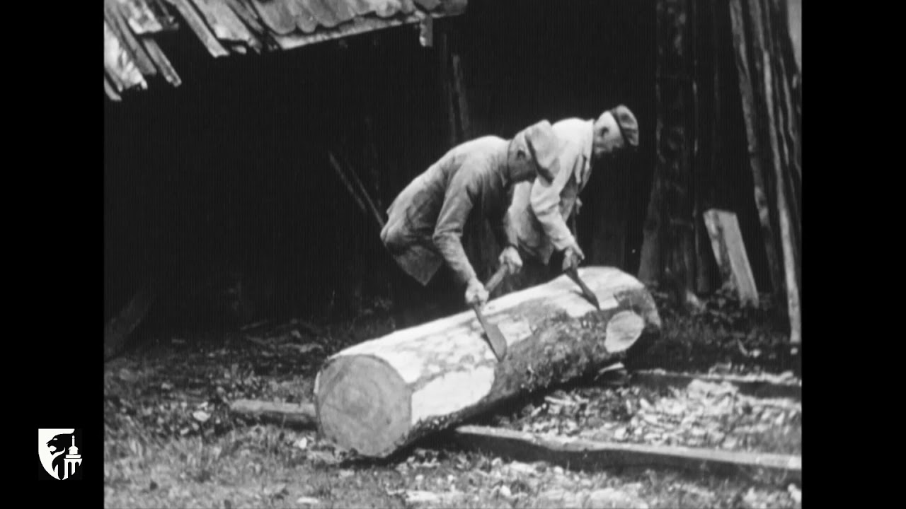 Les métiers anciens du bûcheron et du scieur de long