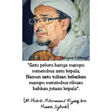 Sajak detik - sajak kata - Habib Rizieq 💚