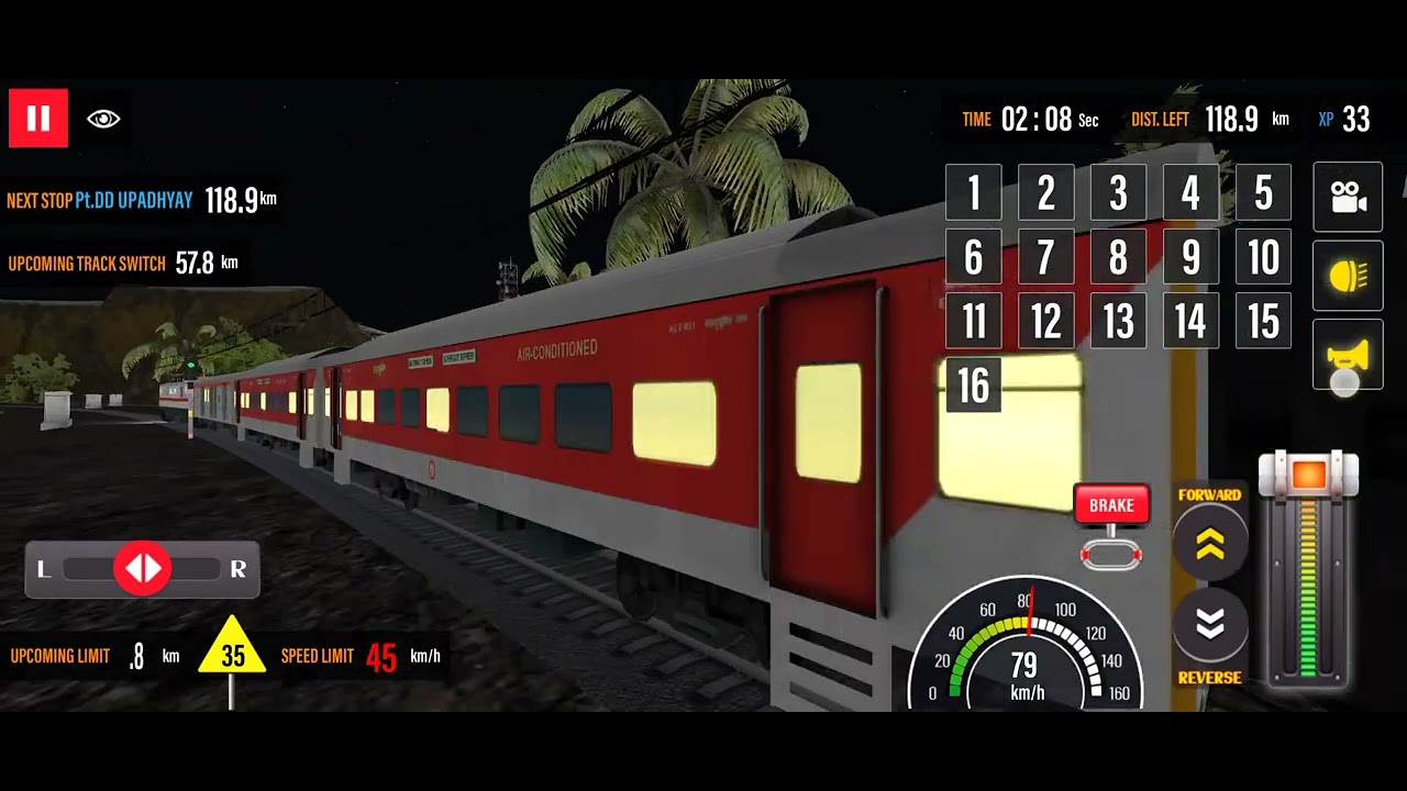 High speed train in India #train #railway #gaming #highspeedrailway #indianrailways #speedrail