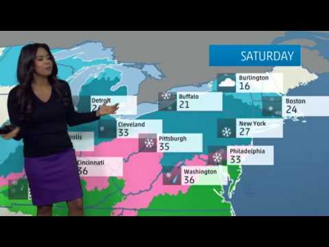 New York City's Weather Forecast For December 13, 2013 - YouTube