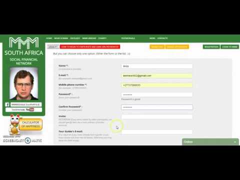 MMM South Africa - Registration Tutorial