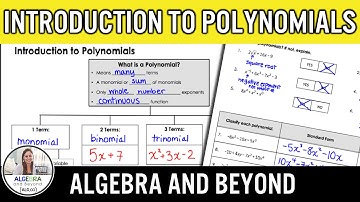 Introduction to Polynomials | Algebra 2 Lesson