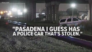 Handcuffed Suspect Speeds Away In Pasadena Police Car, Leads Chase Into Houston