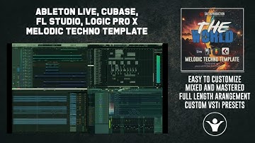 The World   Melodic Techno Template for Ableton Live, Logic Pro X, Cubase, FL Studio