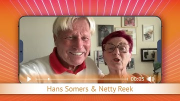 TV Oranje app videoboodschap - Hans Somers & Netty Reek