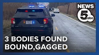 Bodies of 2 men found bound, gagged in Akron woods; 3rd body found in Copley