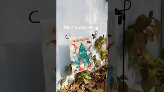 Thick garden flag I found. #christmas #smallbusiness #christmasdecor #gardendecor #christmastree