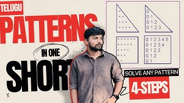 Solve any Pattern Question - Trick Explained | తెలుగు లో