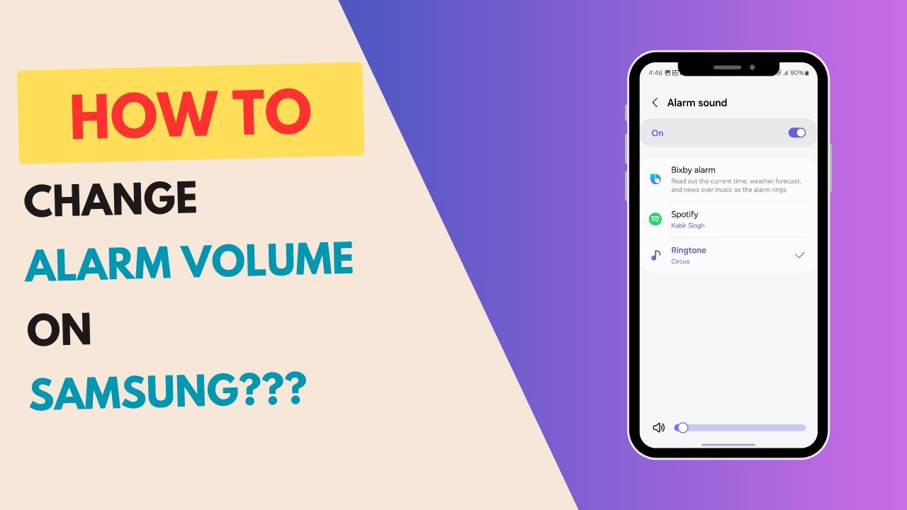 How to Change Alarm Volume on Samsung Phone - YouTube