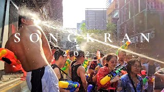 songkran festival 2024 in bangkok (siam) | world's biggest water fight