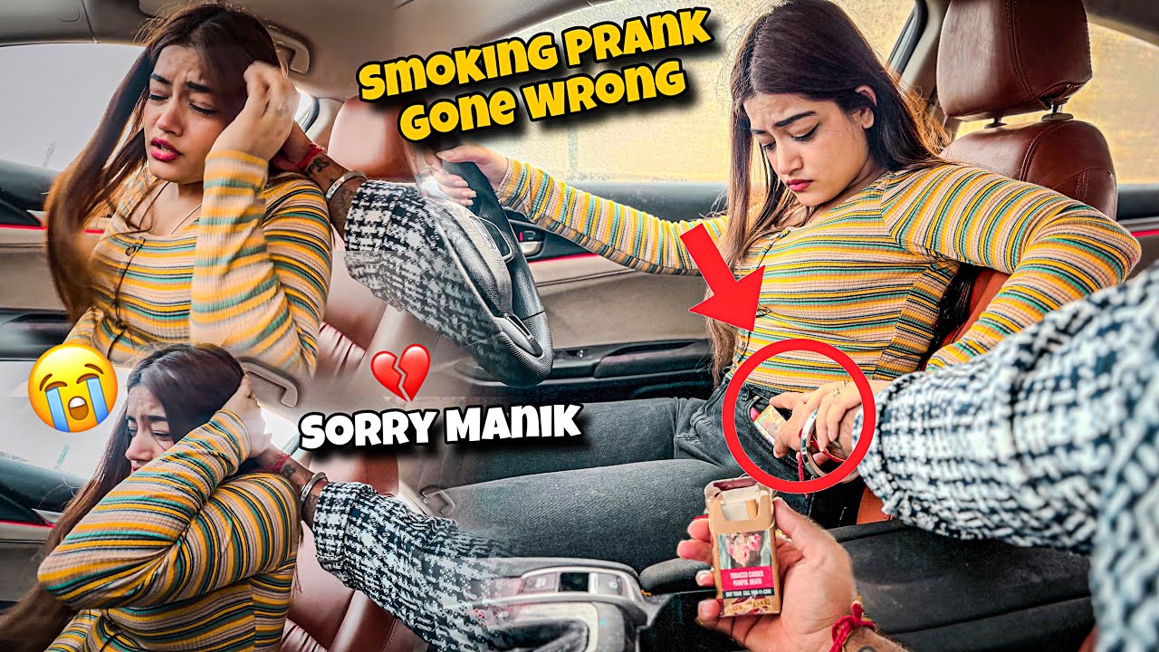 Smoking Prank On Him Gone Wrong😭He Slapped Me💔