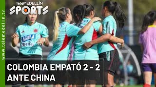 Colombia empató 2-2 ante China - Telemedellín