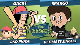 Gimvitational R&D Groups - Gackt (Ness) Vs. Spargo (Cloud) SSBU Ultimate Tournament