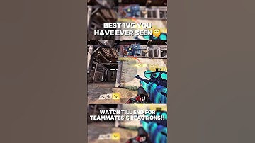 Best 1v5 YOU HAVE EVER SEEN!!😮‍💨🤌 #codm #cod #codmobile #callofduty