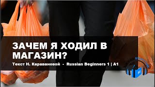 Learn Russian Through Simple Story | Level 1 | A1 | Russian Beginners 1 |Зачем я ходил в маrазин?
