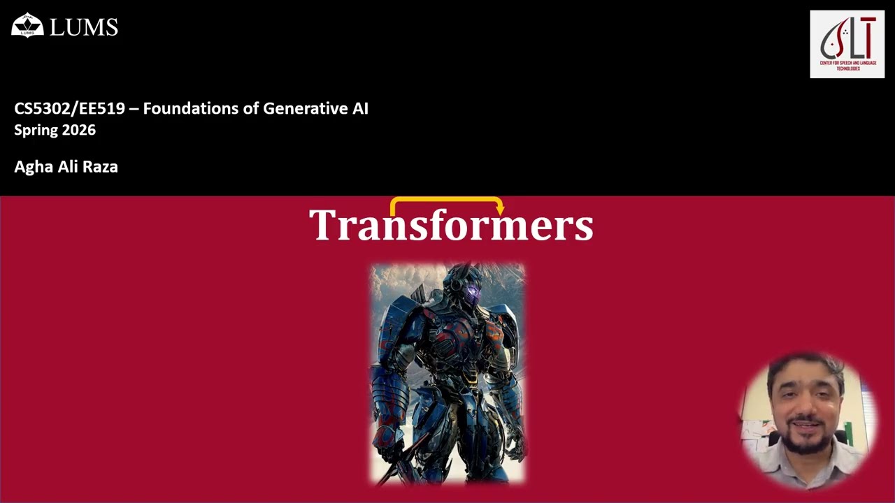Generative AI L19: Transformers Intuition