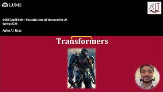 Generative AI L19: Transformers Intuition