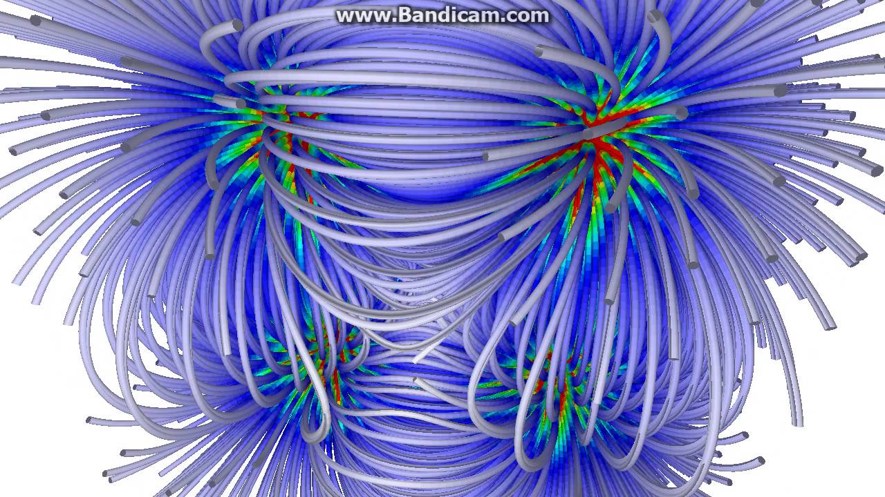 Tridimensional Electric Quadrupole field using OpenGL YouTube