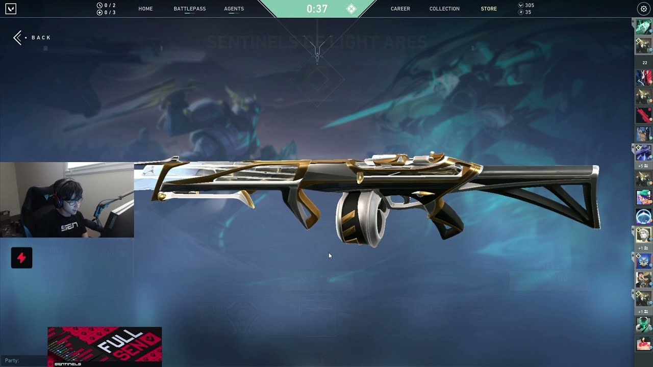 TenZ reacts to Sentinels of Light Bundle