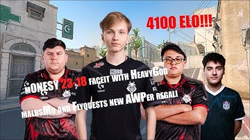 m0NESY 4.1K ELO FACEIT  W/HeavyGod malbsMd and Regali on Dust2 23.01.2025