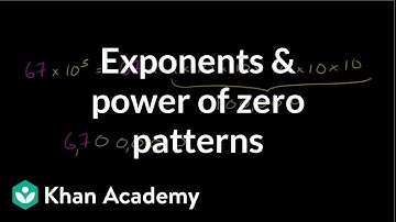 Exponents and powers of zero patterns | Pre-Algebra | Khan Academy